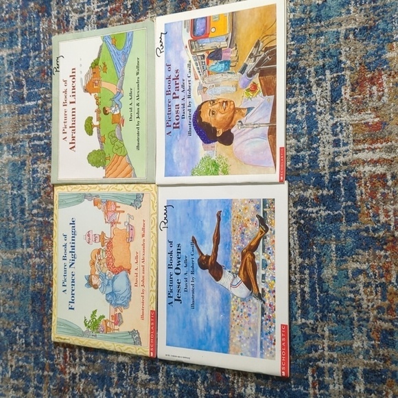 🐢David Adler A Picture Book Series Paperback Set of 4 - Used - Picture 1 of 10